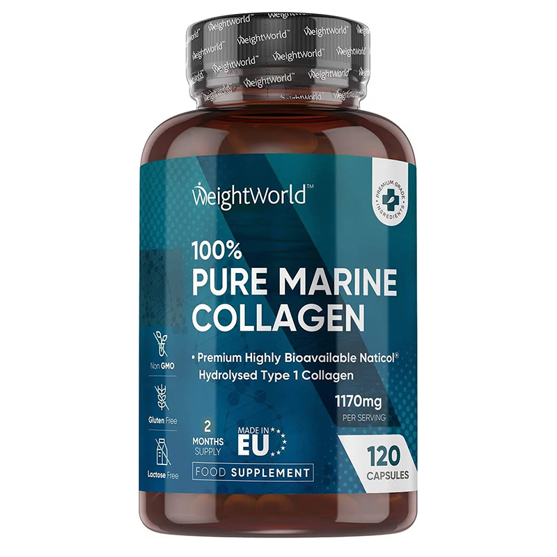 Морски колаген (тип I) x 120 капсули WeightWorld