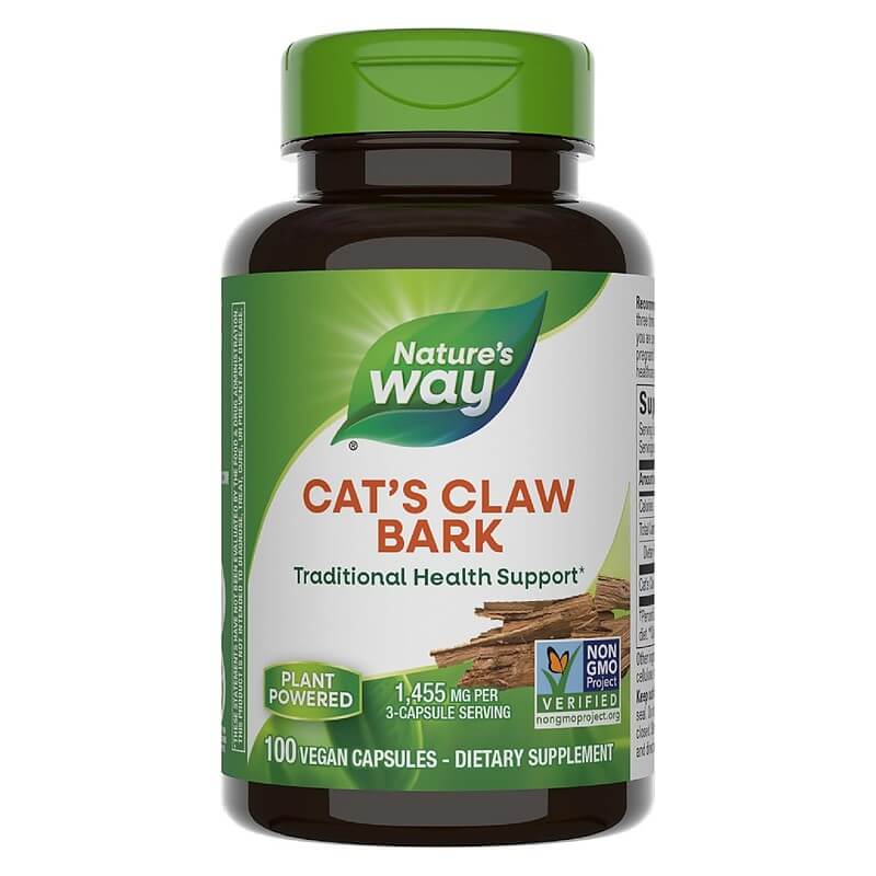 Котешки нокът (кора) 485 mg х 100 V капсули Nature's Way