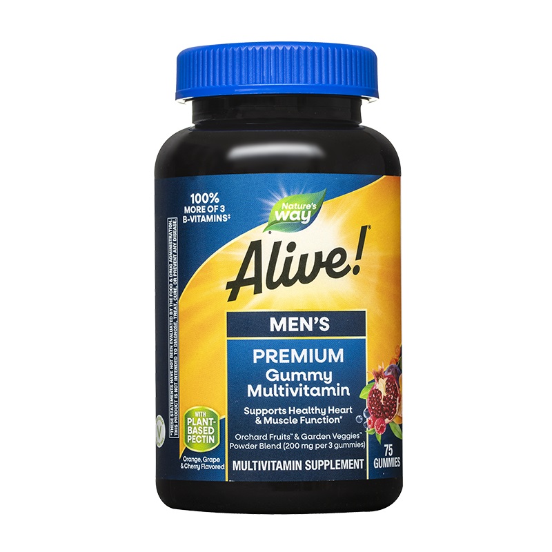 Алайв Premium Мултивитамини за Мъже х 75 желирани таблетки Nature's Way