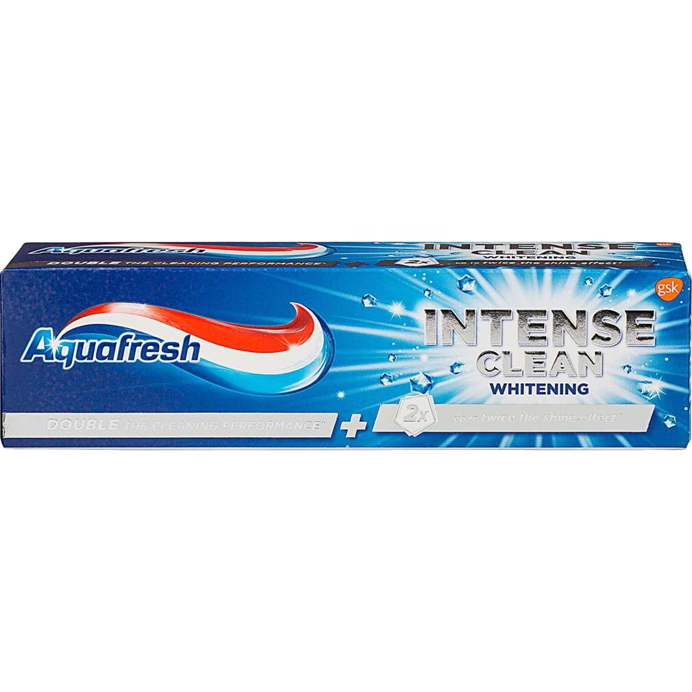 Aquafresh Intensive Clean whitening Паста за зъби 2x75 мл ПРОМО ПАКЕТ