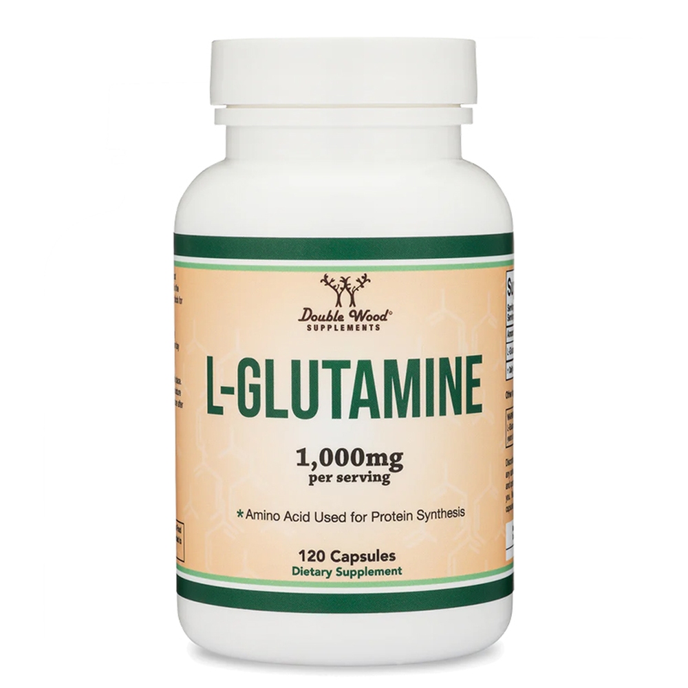 Л-Глутамин 500 mg х 120 капсули Double Wood