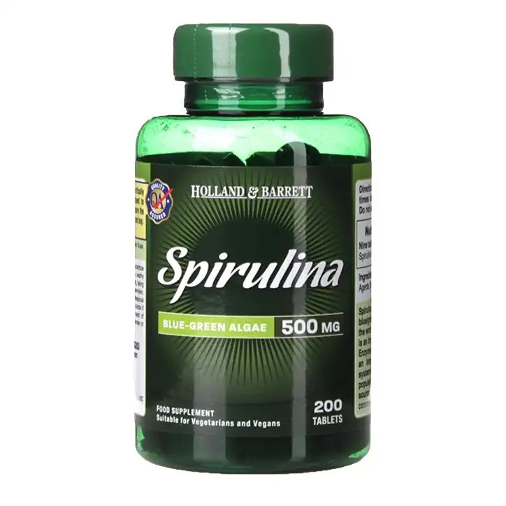 Спирулина 500mg 200 tablets