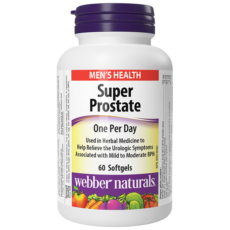 Супер Простате Формула за Мъже х 60 софтгел капсули Webber Naturals