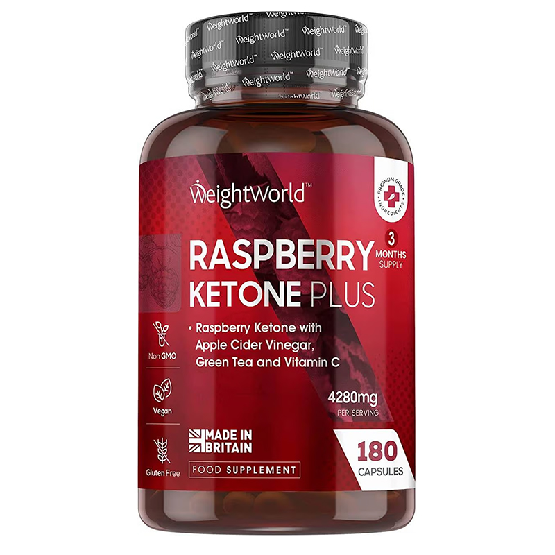 Малинови кетони Плюс х 180 капсули WeightWorld
