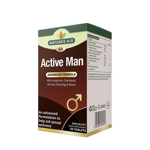 Active Man Формула за мъже х60 таблетки Natures Aid