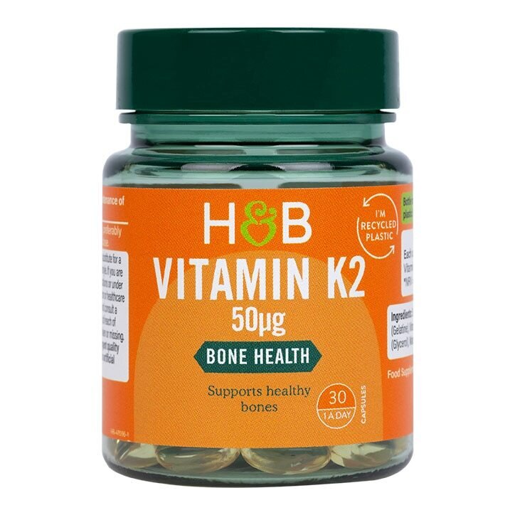 Витамин К2 (Vitamin K2) (MK7) 50мкг 30 капсули