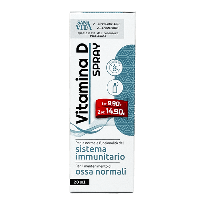 Витамин D3 500 IU/ 12.5 µg, орален спрей, 20 ml Paladin Pharma