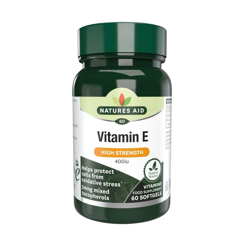 Витамин Е Натурален / Natural Vitamin E 400UI 60 меки капсули