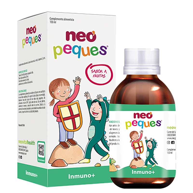 Имуно+ сироп за деца (с витамин С, рейши и цинк) х 150 ml Neovital Health