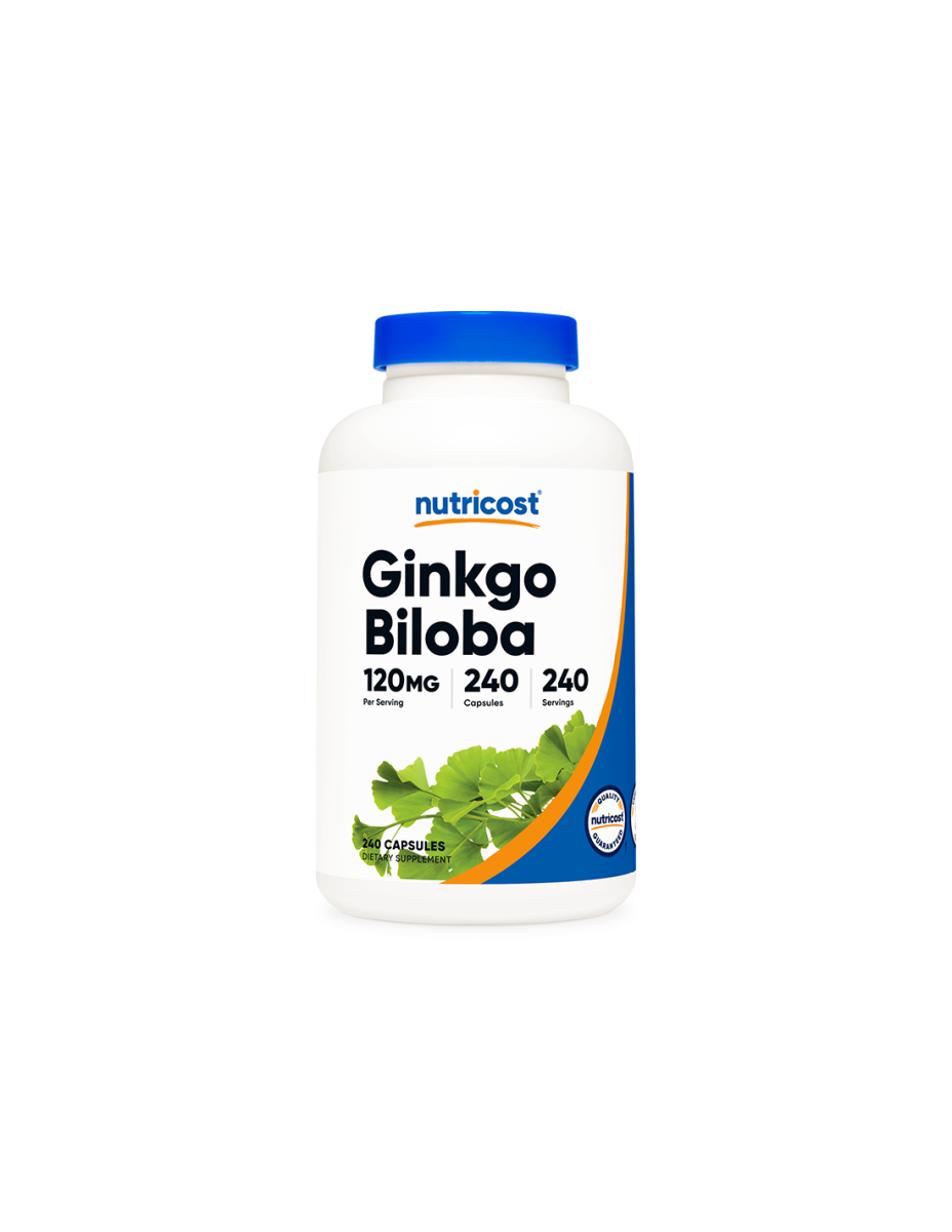 Гинко билоба 120 mg х 240 капсули Nutricost