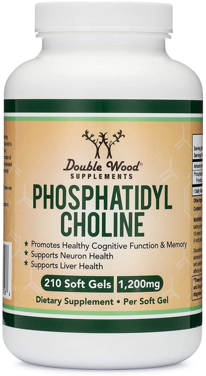 Фосфатидил Холин 1200 mg x 210 софтгел капсули Double Wood