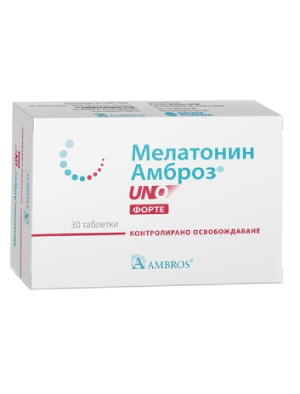 Мелатонин Амброз Уно Форте 1мг х30 таблетки 