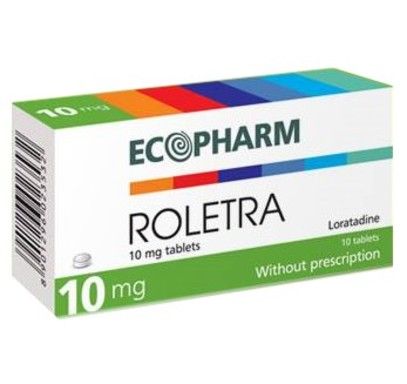 Ролетра 10 mg х10 таблеткиЕкофарм