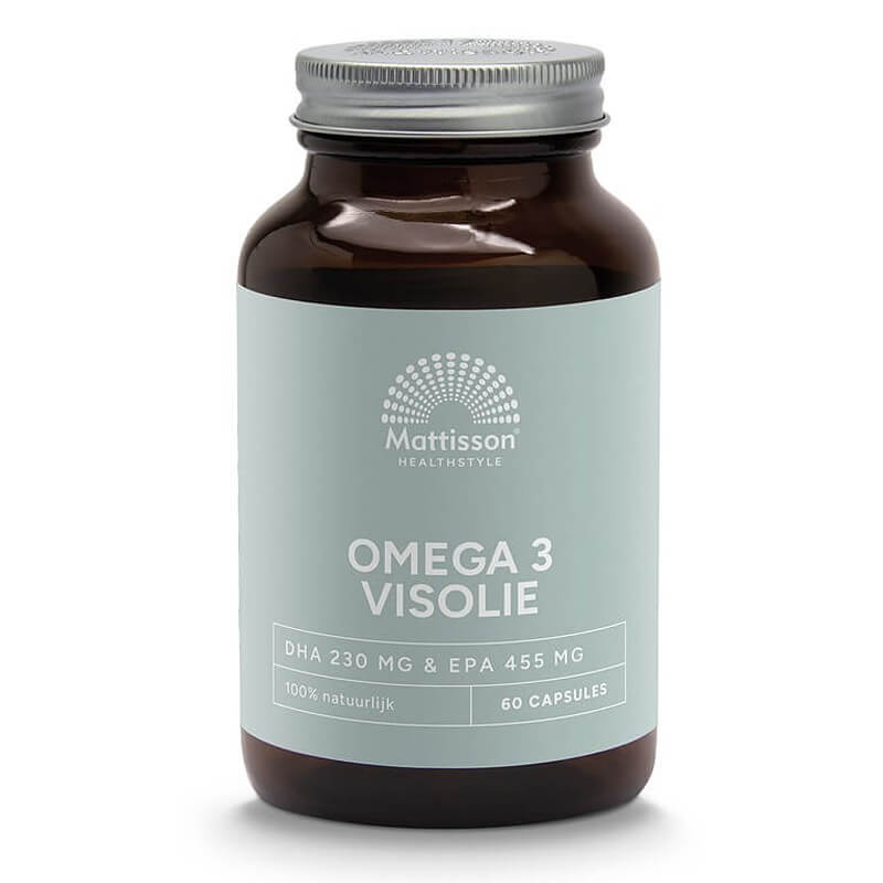 Рибено масло 1000 mg (EPA 455 mg/ DHA 230 mg) x 60 капсули Mattisson Healthstyle