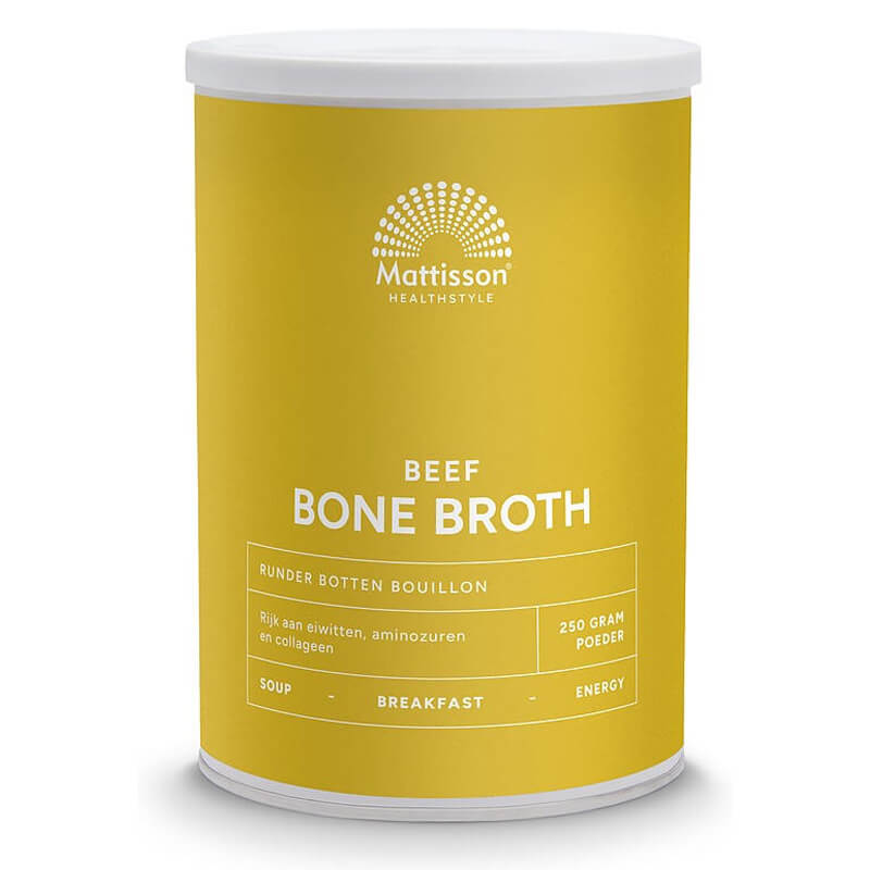 Телешки костен бульон x 250 g прах Mattisson Healthstyle
