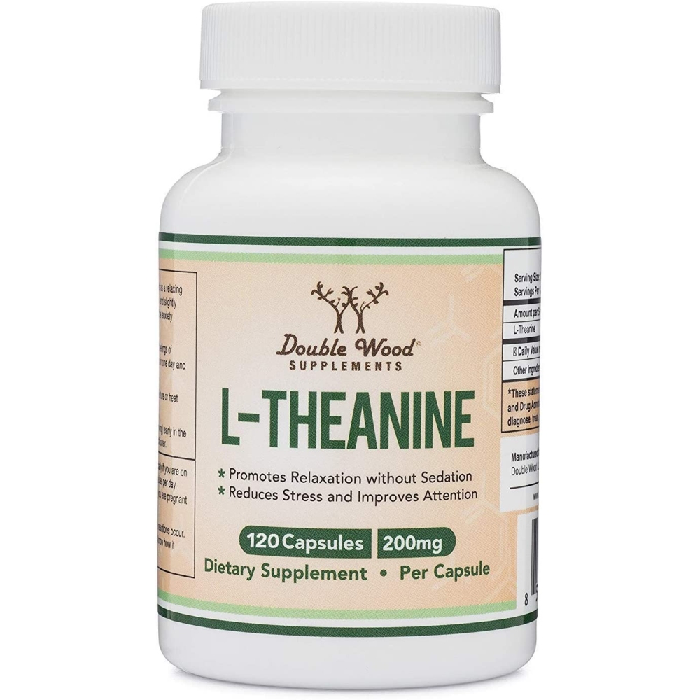 L-Теанин 200 mg х 120 капсули Double Wood