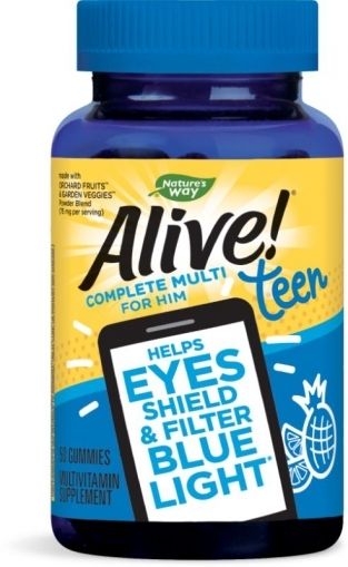 Nature's Way Alive Teen Complete For Him Алайв мултивитамини за момчета х50 желирани таблетки