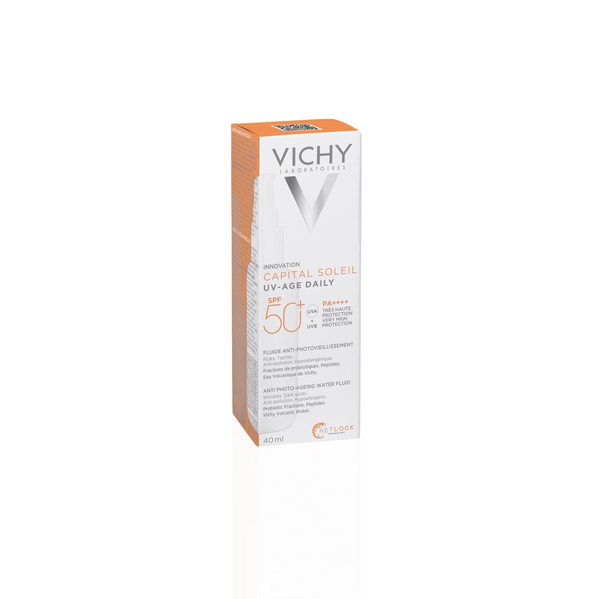 VICHY SOLEIL UV-AGE SPF50+ флуид за лице против фотостареене 40ml
