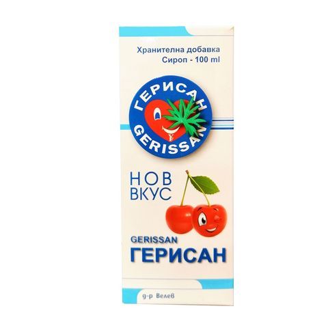 Герисан Сироп за деца за имунитет с вкус на череша 100 мл Velevi Pharma