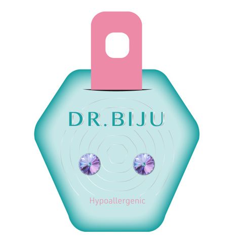 Dr.Biju Хипоалергенни обеци Rivolo Vitral Light 6.2 мм,