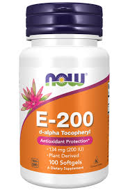 Vitamin E-200 IU d-alpha tocopherols - 100 Дражета 0825