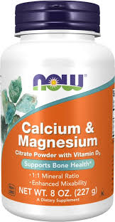 Calcium and Magnesium Citrate Powder - 227 g 1243