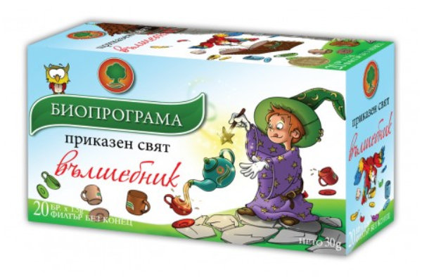 Чай Вълшебник филтър 20 броя Биопрограма