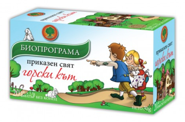 Чай Горски Кът филтър 20 броя Биопрограма