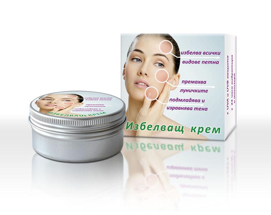 Избелващ крем за лице и шия 30гр.