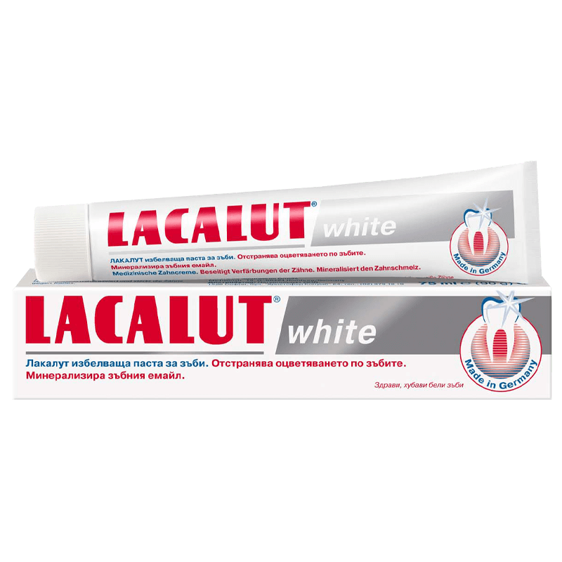 Lacalut избелваща паста за зъби 75 мл.