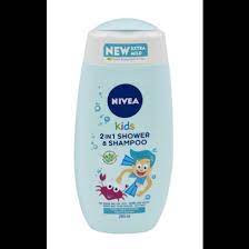 NIVEA KIDS Детски шампоан и душ гел 2в1 Боровинка, 250мл