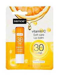Sence Балсам за устни с витамин С и слънцезащитен фактор SPF30