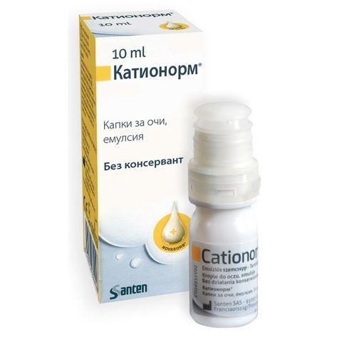 Катионорм Капки за очи 10 мл Santen