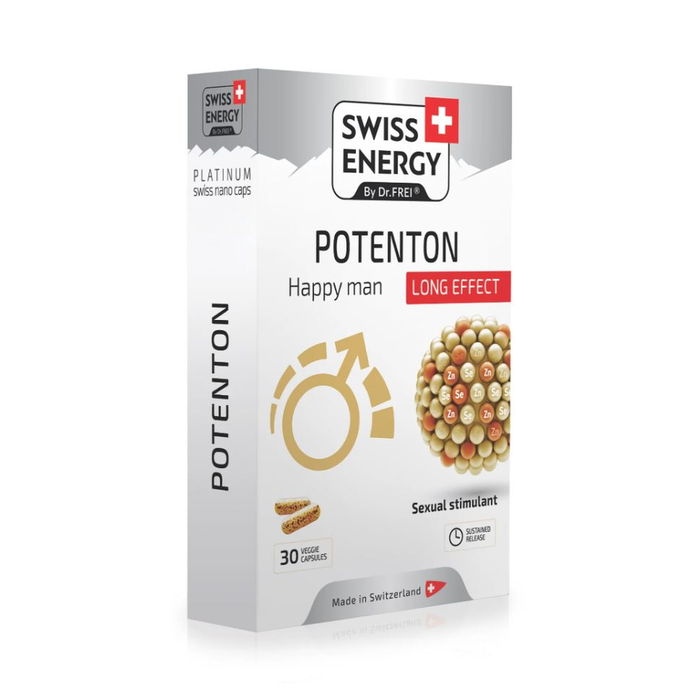 SWISS ENERGY Happy Man Потентон, капсули, 30бр.