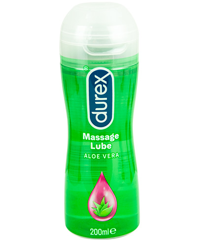 Durex масажен гел и овлажняващ лубрикант с алое вера 200 мл.