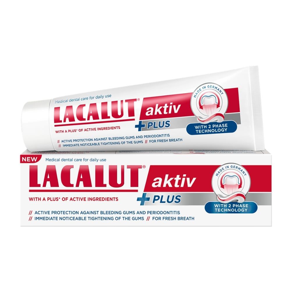 Lacalut Aktiv Plus Паста за зъби 75 мл лакалут