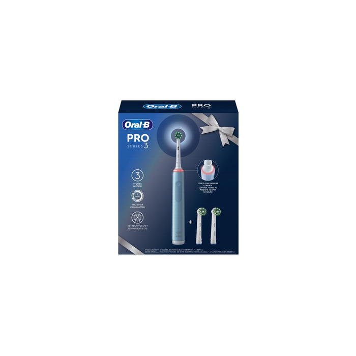 ORAL-B Комплект Pro3 + 2 рефила, електрическа четка за зъби