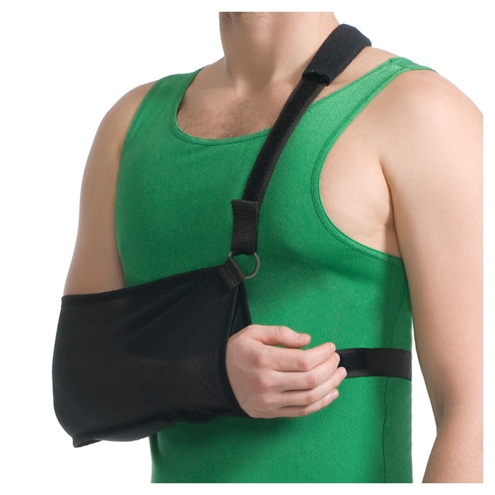 MEDTEXTILE Поддържаща туника за фиксиране на ръка, олекотена, черна 9912 S, медицински текстил