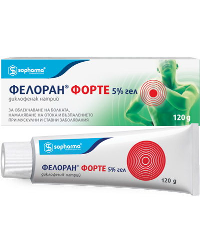 Фелоран Форте 5% гел 120 g