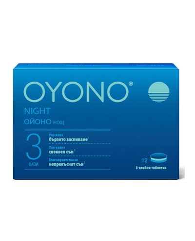 Ойоно нощ за спокоен сън 12 таблетки OYONO