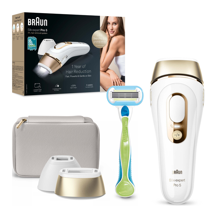 BRAUN SILK EXP PRO PL5152 IPL бял, фотоепилатор