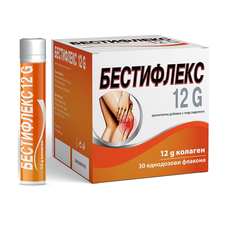 NaturProdukt Бестифлекс 12G Течен колаген за здравето на ставите х30 еднодозови флакона