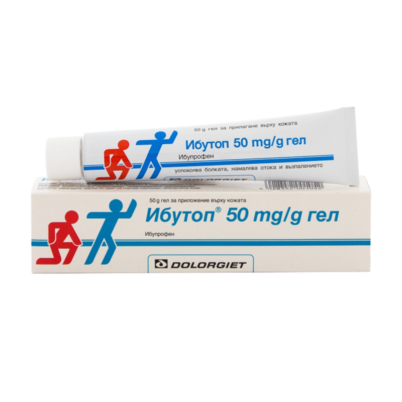 NaturProdukt Ибутоп Гел при болки в ставите и мускулите х50 грама Ibutop