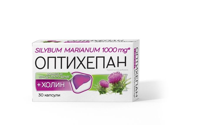 NaturProdukt Оптихепан, Optihepan формула за чернодробното здраве х30 капсули