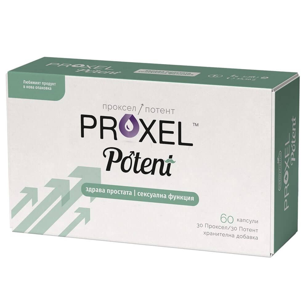 Проксел Потент х 60 капсули Naturpharma сексуално здраве и здрава простата