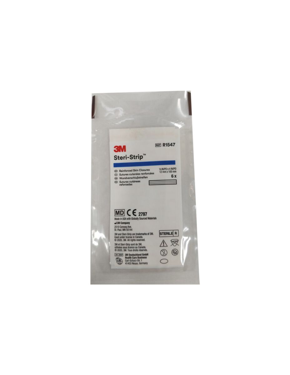 3M™ Steri-Strip™ Лепенки за безшевно затваряне на рани 12mm x 100mm х6 броя