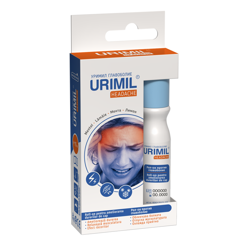 Urimil Headache / Уримил Главоболие Рол‑он 15 мл