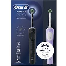 ORAL-B Комплект Ел.Четка Vit Pro Bl+Lil, козметика