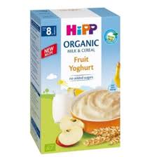 HIPP Пребиотик с плодове и йогурт 3311, каша, 250гр.