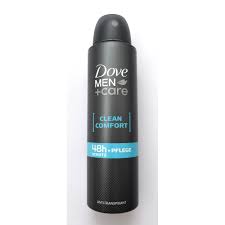 Дезодорант спрей Dove Men+Care, Clean Comfort, 150 мл п/в изпотяване